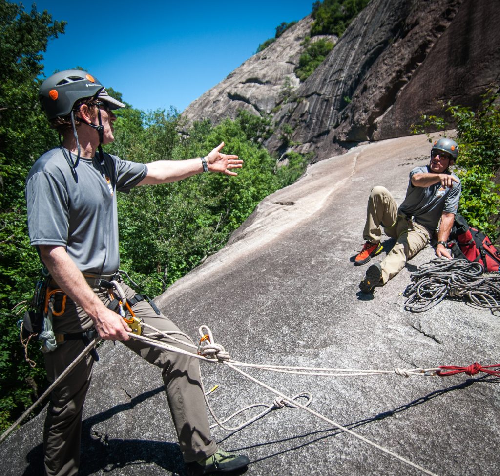 Toprope Setup & Anchor Building - Granite Arches Climbing Guides